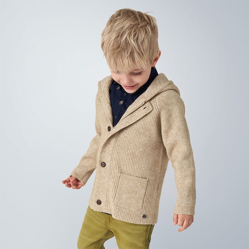 Chlapčenský sveter s kapucňou MAYORAL 4340